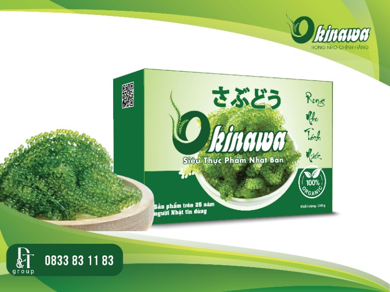 RONG NHO TÁCH NƯỚC OKINAWA - HỘP 240G